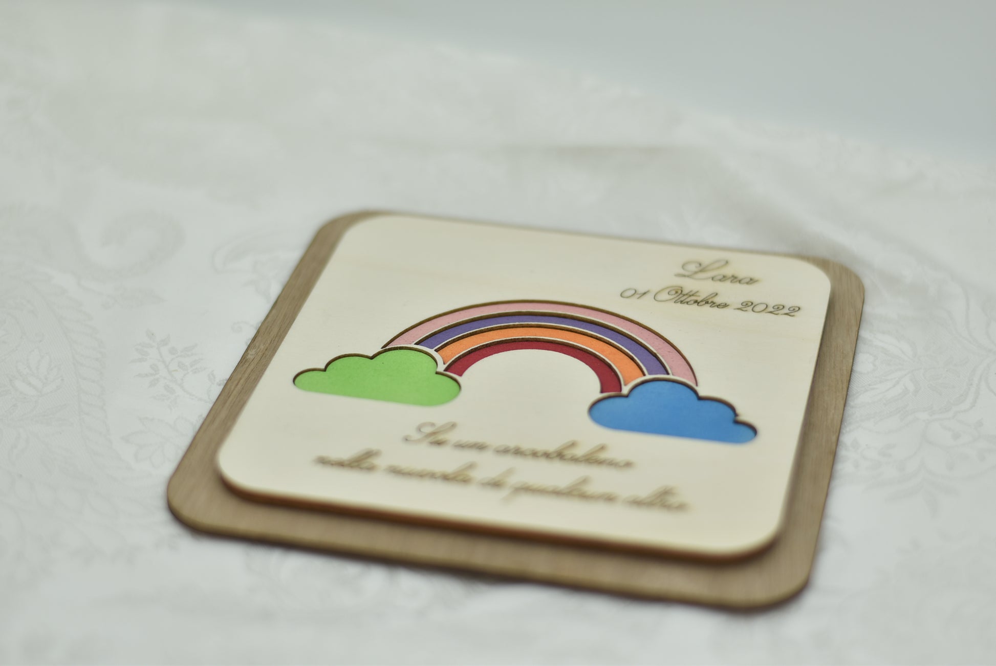 Bomboniera sottopentola arcobaleno Bomboniere personalizzate – Idea's  Cottage